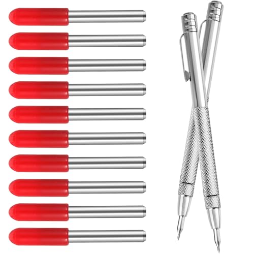 Prasacco Tungsten Carbide Scriber Set with Tips