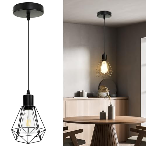 Black Pendant Light – E26 Kitchen Island Fixture