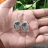 Zoom IMG-2 black rutilated quartz solid 925