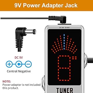 Rowin – Pédale d’accordage chromatique haute précision avec écran LCD pour guitare, basse, violon, avec True Bypass – LT-910 - Les Beatles, Paul McCartney, John Lennon, RIngo Starr, George Harrison Rowin – Pédale d'accordage chromatique haute précision avec écran LCD pour guitare, basse, violon, avec True Bypass - LT-910 – Image 4