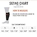 Mava Sports Calf Compression Sleeve Support for Men and Women - Perfect Shin Sleeve for Gym Workout, Running, Leg Cramps,Pain Recovery, Shin Splints and Sore Muscles (Black, Large)