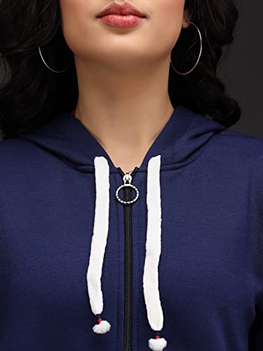 Image of eKools� Women's Fleece Winters Hoodie Sweatshirt Zipper with Pockets (Flee1 Series)