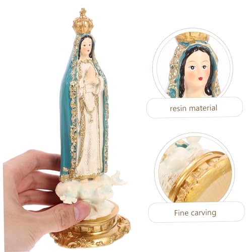 Estatua Virgen María Decorativa para Escritorio Iglesia