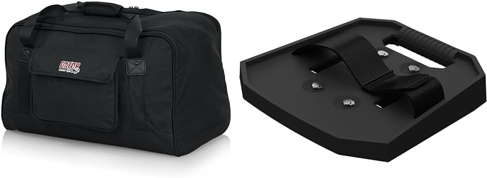 10" Speaker Tote Bag for QSC K10, Yamaha DXR10; With Electro-Voice Wireless Receiver Tray for EVERSE 8