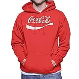 Herren Kapuzenpulli Coca-Cola 1941 Swoosh Logo Men\'s Hooded Sweatshirt