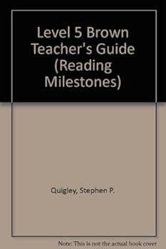 Paperback Level 5 Brown Teacher's Guide (Reading Milestones) Book