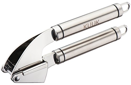 KUUK Garlic Press, Crusher, Mincer - Made From Stainless Steel