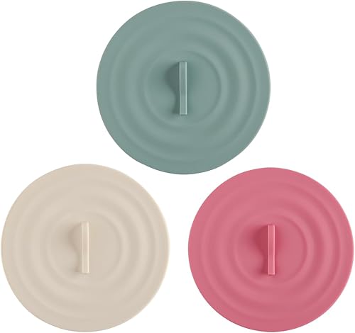 Tapas de silicona para tazas, 6 colores, grado alimenticio, antipolvo, herméticas, para tazas, tazas de técafé, 3 unidades