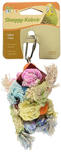 Penn-Plax Shaggy Kabob Small Bird Toy #TOP19