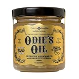Odie's Oil - Universal Finish for Wood, Leather, Plastic, Vinyl, Metal & More - 4 Oz Jar - Waterproof, Food Safe, Solvent Free Non-Toxic Finish