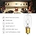 Belleone Light Bulb Fits for LG Microwave Oven - Compatible with LG Frigidaire Kenmore Whirlpool GE Over The Range Microwave, Dimmable 125V 30W E17 Base, Kitchen Night Light, Repalces 6912W1Z004B