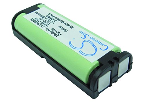 Aijos Bateria de substituição de 2,4V para Panasonic HHR-P105, HHR-P105A/1B, Type 31 KX-TG2631, KXTG
