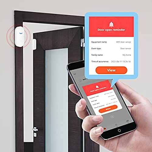 Senckit DOOR WINDOW SENSOR Wifi Door And Window Sensors,Tuya Smart Alarm With Free Notification App Control Home Security Alarm System thumb #1