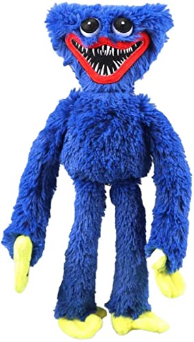 Huggy wuggys Plush Doll Poppy Playtime Plush Toy Foldable Hand with Velcro Monster Horror Plush Stuffed Toy Huggy Wuggy Plush Toy for Game Fanâ€™sï¼ˆBlueï¼‰.