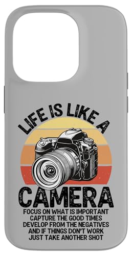 Life Is Like A Camera �J�����}�� �ʔ��� �X�}�z�P�[�X iPhone 14 Pro �p
