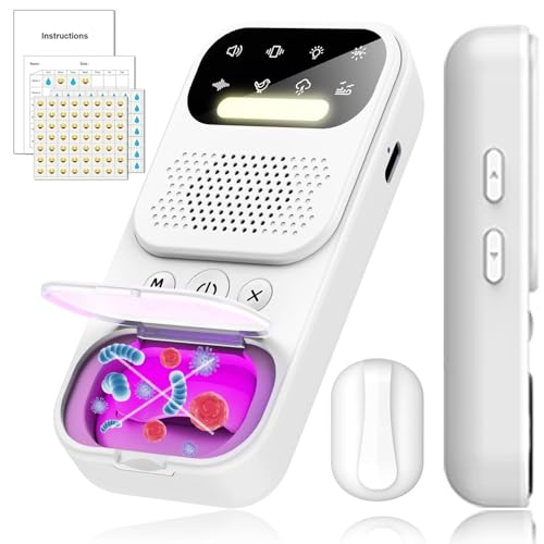 XINGZUAN Wireless Bedwetting Alarm for Boys and Girls – USB-C Rechargeable, Loud Alarm & Strong Vibration, High Sensitivity Sensor for Nighttime Potty Training, Kids Pee for Bedwetting Solutions