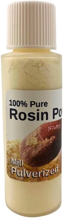 Mill Pulverized 100% Pure Rosin Powder, vial, Net Wt .15 oz 4 g, Vol .5 oz