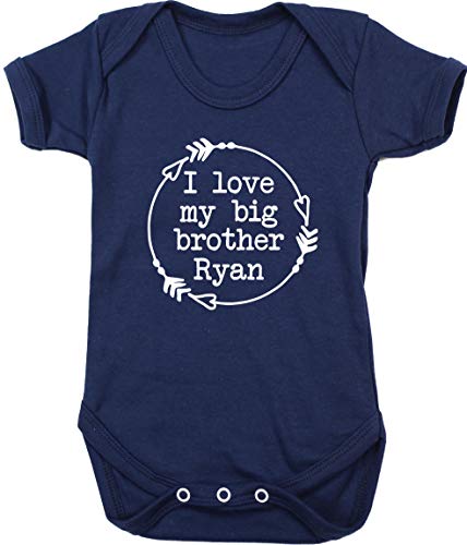 i love my big brother personalised baby clothes