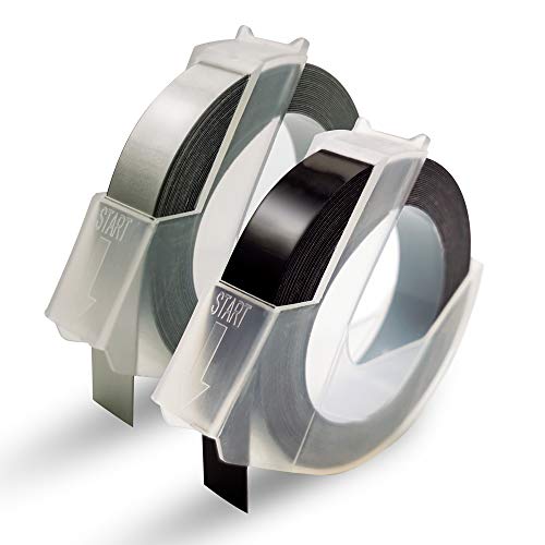 �_�C�� �݊� ���x���e�[�v �� �V���o�[ 2�F���� �₠�� DM0903B DM0903S 9mm��X3m Dymo �e�[�v�J�[�g���b�W �uColor Skyer�v�i��*�V���o�[ 2�F�Z�b�g�j