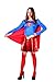 Ciao- Supergirl Costume Femme Original DC Comics (Taille M) Costumi, 11679.M, Bleu/Rouge, M