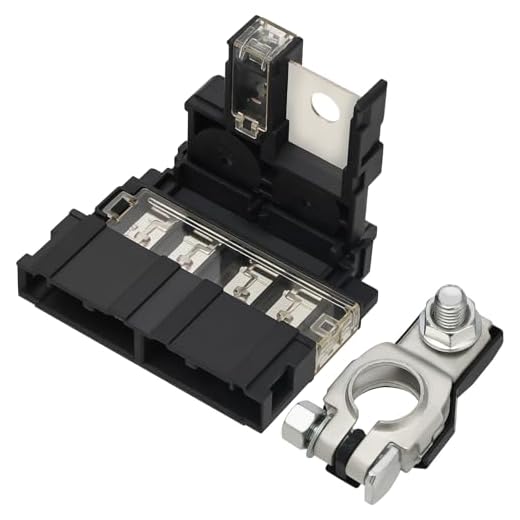 24380-79915 Positive Battery Fuse Holder with Battery Terminal Connector for Nissan 350Z 370Z Armada Cube GT-R Quest Sentra Titan Versa/Infiniti EX35 EX37 G25 G35 G37 M35 M45 Q40 Q60 QX50 QX56