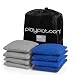 Play Platoon Weather Resistant Cornhole Bean Bags Set of 8 - Blue & Gray