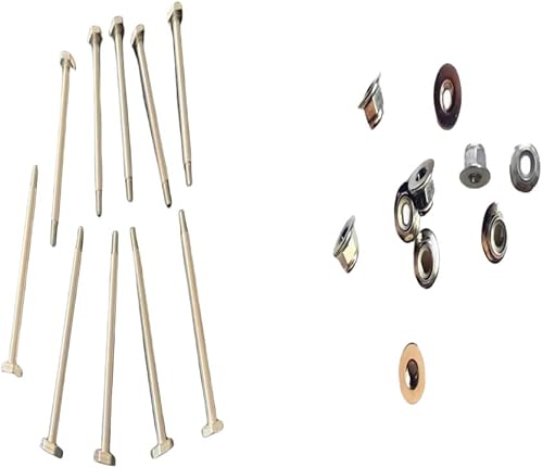 Drone Parts Agras for DJI T30 Agricultural Drone Arm Fixing Screw and Nuts Repair Parts Easy Installation (Color  10 Nuts 10 Screws)