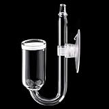 Dannisly CO2 Diffuser U Shape for Aquarium Fish Tank Pollen Glass CO2 Bubble Diffuser Air Pump Check Valve for Aquaneat Aquarium Planted