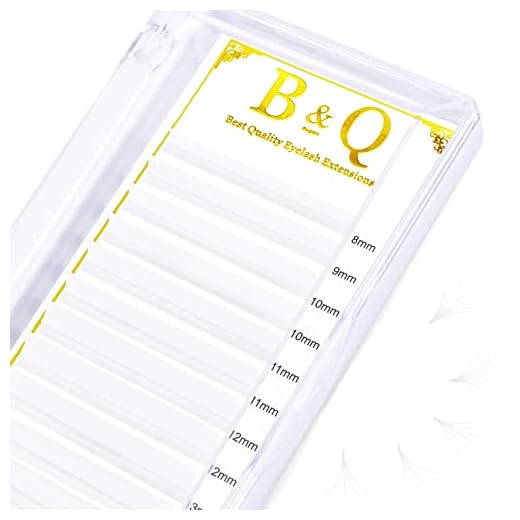 Colored Eyelash Extensions White Easy Fan Volume Lashes C-0.07-15-20 MIX Color Lashes Easy Fan Lashes Mixed Lash Tray C D Curl Volume Lash Extensions Salon Use by B&Q LASH(White-C-0.07,15-20MIX)