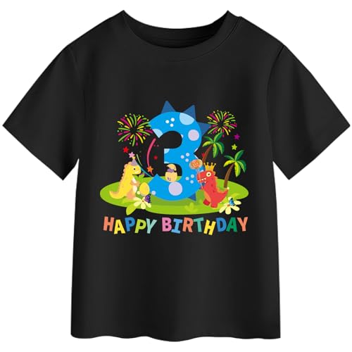 Toddler It’s My 2nd Birthday Tee Kids Third Happy Birthday Party 3rd Clothes Tops Tee Gift for Boy & Girl