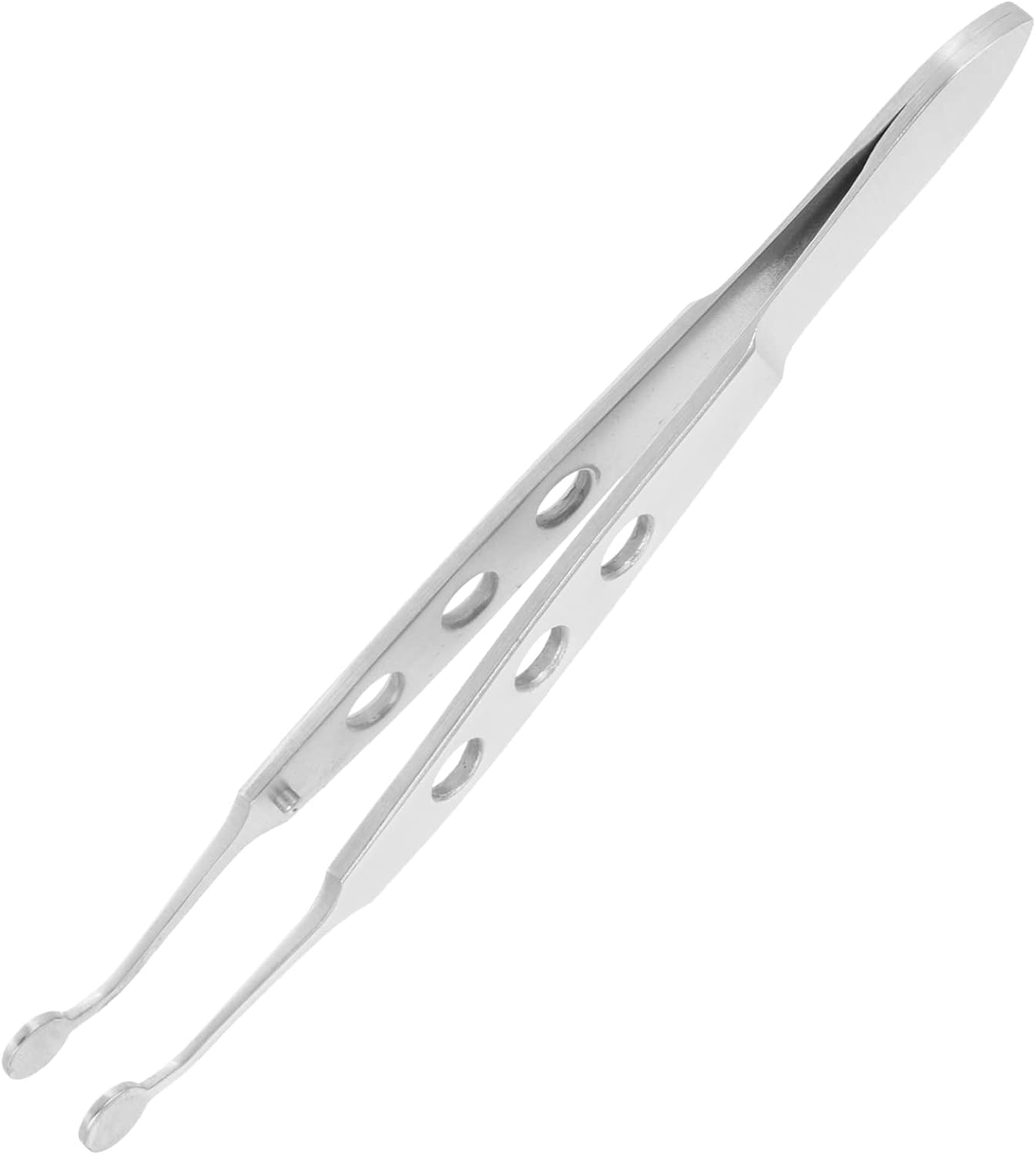 iplusmile Meibomian Gland Expressor Eyelid Massage Tweezers 4.13 Inch Stainless Steel Eye Gland Expression Tool for Dry Eye Relief and Eyelid Care