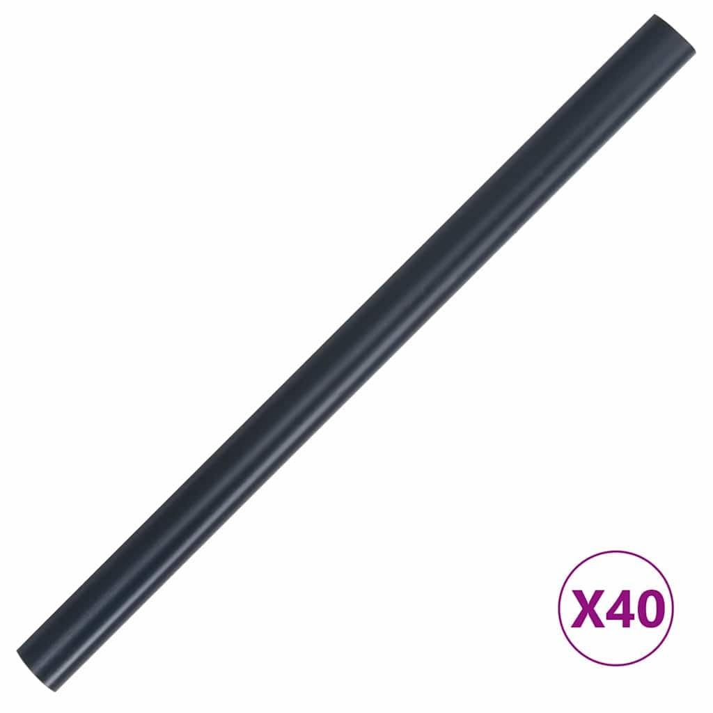 Brise-Vue de Jardin en PVC, Lot de 2, Résistant aux Intempéries, Idéal pour Intimité Extérieure, Brise-Vue Jardin, Paravent Extérieur, Gris Foncé, 35 x 0.19 m