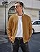 COOFANDY Men's Lightweight Varsity Jacket Fashion Bomber Jacket Casual Waffle Jacket