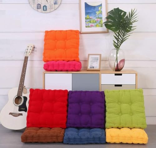 Coussin de chaise carré 48x48 cm décoration intérieur raffinée - 7