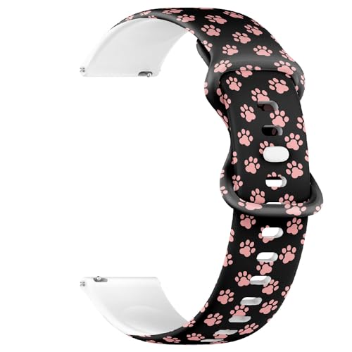 Bracelet de montre de sport en silicone souple 18 mm étanche et interchangeable