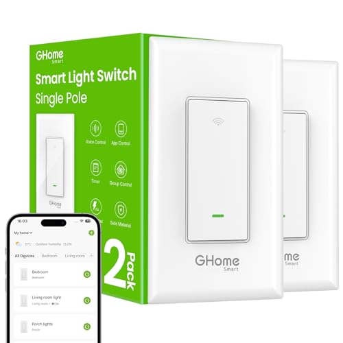 GHome Smart Switches 2-Pack