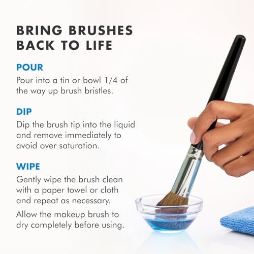 image for Cinema Secrets Original Blue Vanilla Makeup Brush Cleaner Solution - P