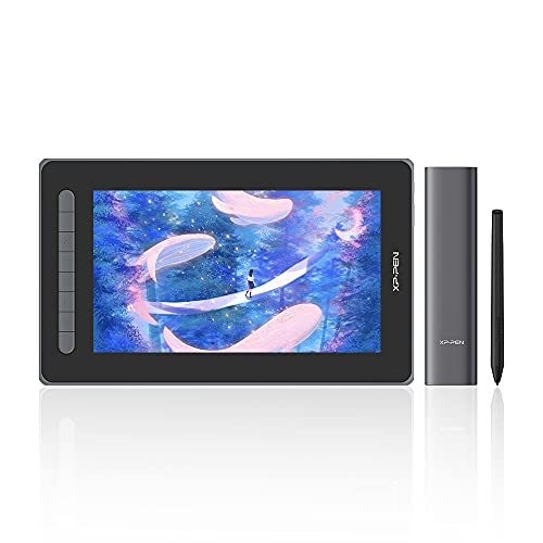 XP-PEN Artist12_2nd 11.9-inch Drawing Pen Display Graphics Monitor Full-Laminated Technology Drawing Monitor with Tilt Function,X3 Smart Battery-free stylus,Full-featured USB-C Connection (Black)