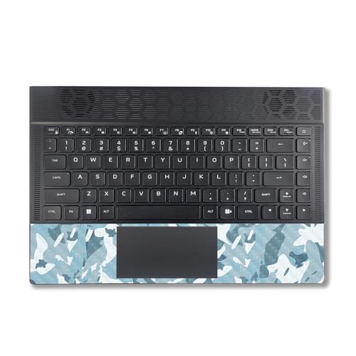 Image of MightySkins Carbon Fiber Skin Compatible with Alienware X14 R2 (2023) Full Wrap Kit - Arctic Camouflage | Protective, Durable Textured Carbon Fiber Finish | Easy to Apply | Made in The USA