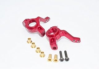 Axial SCX10 Upgrade Parts Aluminum Front Knuckle Arm - 1Pr Set Red