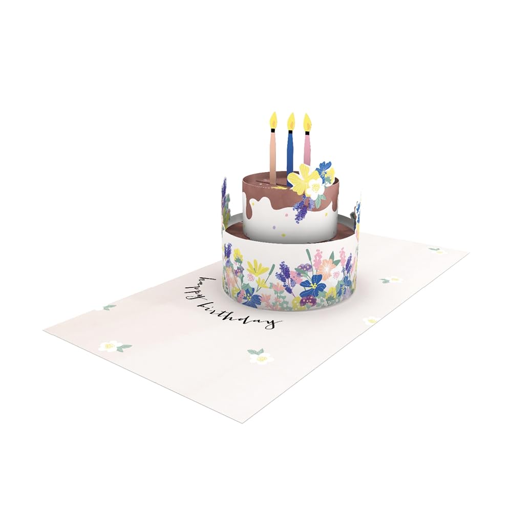 Graphic Workshop, Pretty Pop-Up Card, Three-Dimensional, Happy Birthday