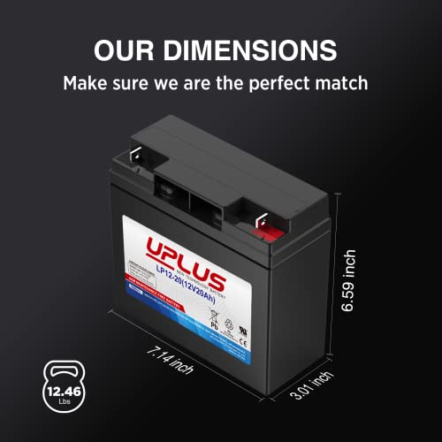 UPLUS 12V 20Ah AGM Battery