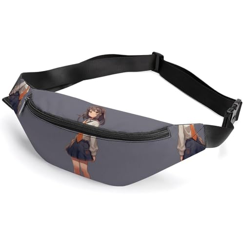 Anime Bauchtasche für Damen und Herren, Bauchtasche, Bauchtasche, Bauchtasche, Bauchtasche, Bauchtasche, Herren, Laufgürtel, kleine Bauchtaschen für Damen, Stil, 36 x 15 cm, Stil:, 36*15cm