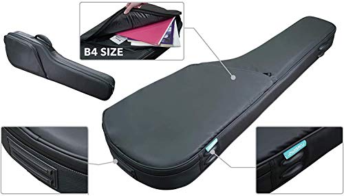Ibanez IGB724-BK PowerPad Housse pour guitare électrique Noir - Les Beatles, Paul McCartney, John Lennon, RIngo Starr, George Harrison Ibanez IGB724-BK PowerPad Housse pour guitare électrique Noir – Image 6