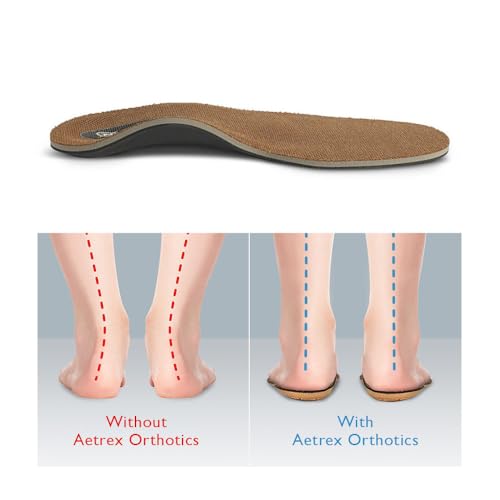 Image of Aetrex Men's Memory Foam Insoles Arch Support Inserts - Orthotic Plantar Fasciitis Insoles Foot Pain Shoe Insoles Men - Boot and Shoe Inserts for Walking All Day