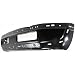 Diften 105-A2568-X01 - Bumper Front Painted-Black Ram Truck Dodge 1500 2500 3500 CH1002173 5011476AB