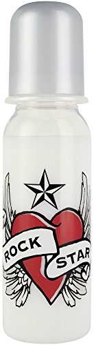 Rock Star Baby Biberon Coeur/Ailes 250ml