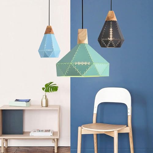 Lampe à suspension de personnalité couleur macaron E27 chic