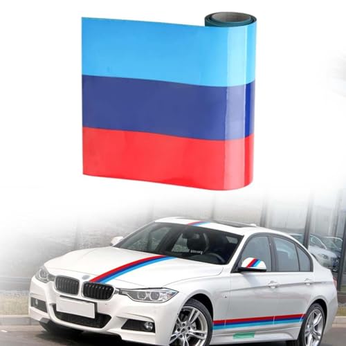 Auto Aufkleber, Auto Seitenaufkleber, Automobile Aufkleber, Autodekoration, Motorhaube Deko Folie Sticker, Rennstreifen Aufkleber, Auto Racing Karosserie Seite Streifen, für Autos, Autoseite