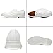 Men's Classic Leather Wingtip Low Heel Oxford Shoes Fashion Pointed Toe Comfort Non Slip White Dress Shoes Business Office Wedding Shoes (White,11)